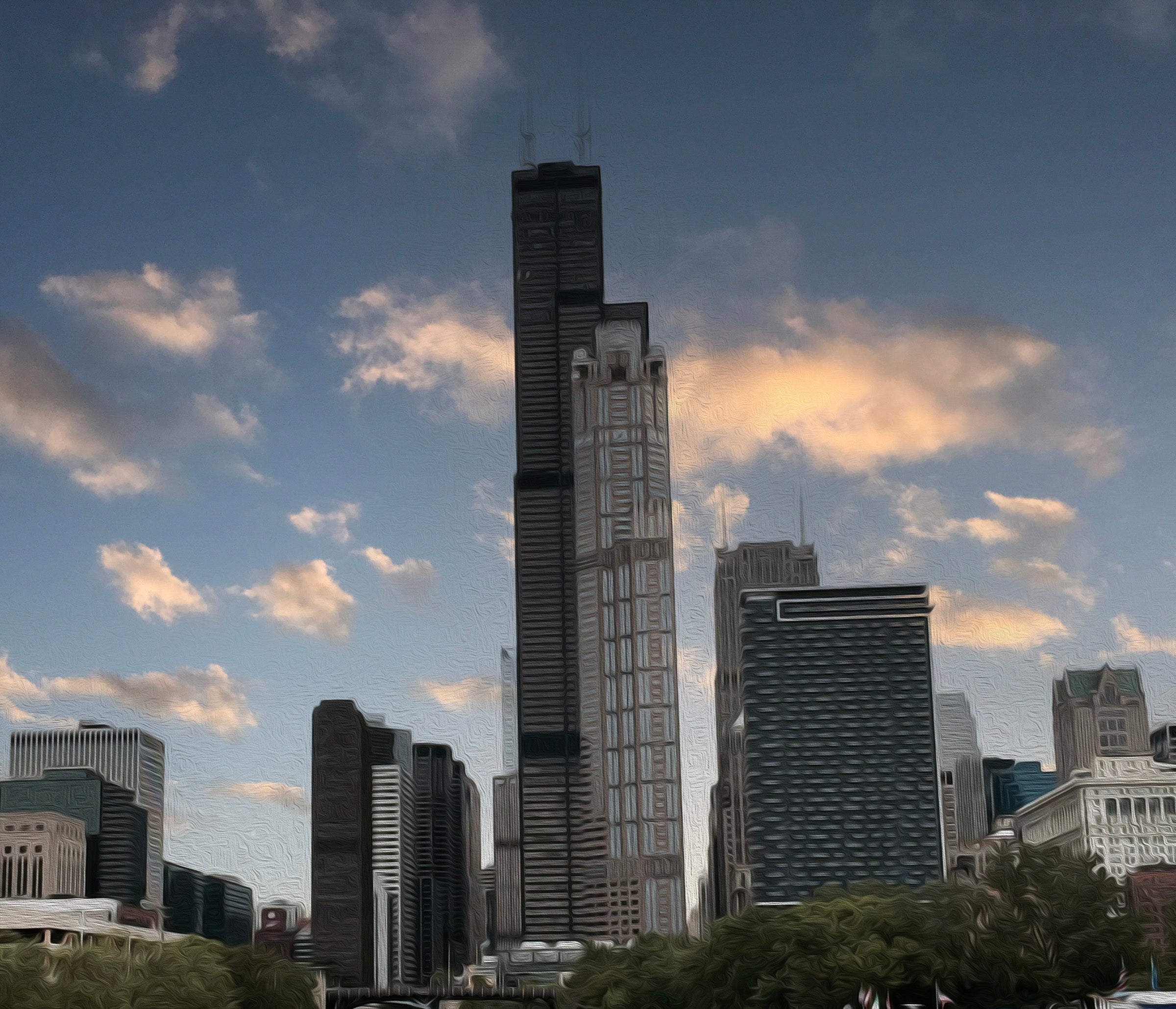 Sears Tower South Oil